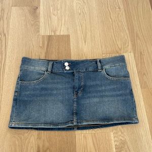 Denim Mini Skirt
